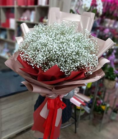 Букет цветов из: Гипсофила в Юсьва