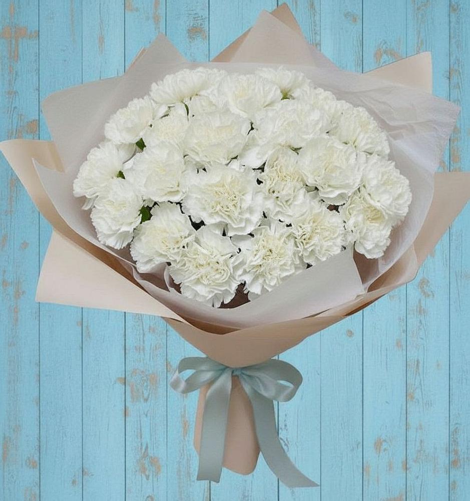 Букет цветов из: Гвоздики в Юсьва