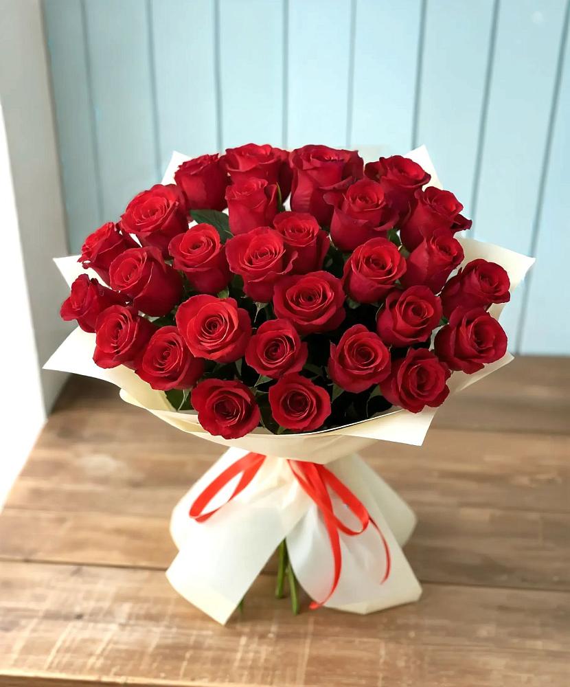 Букет 29 Красных роз в Юсьва