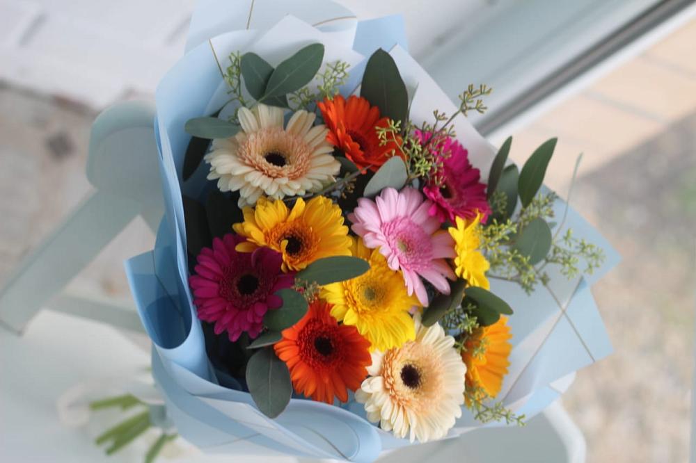 Букет цветов из: Герберы в Юсьва