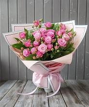 Букет Розовый кустик в Юсьва