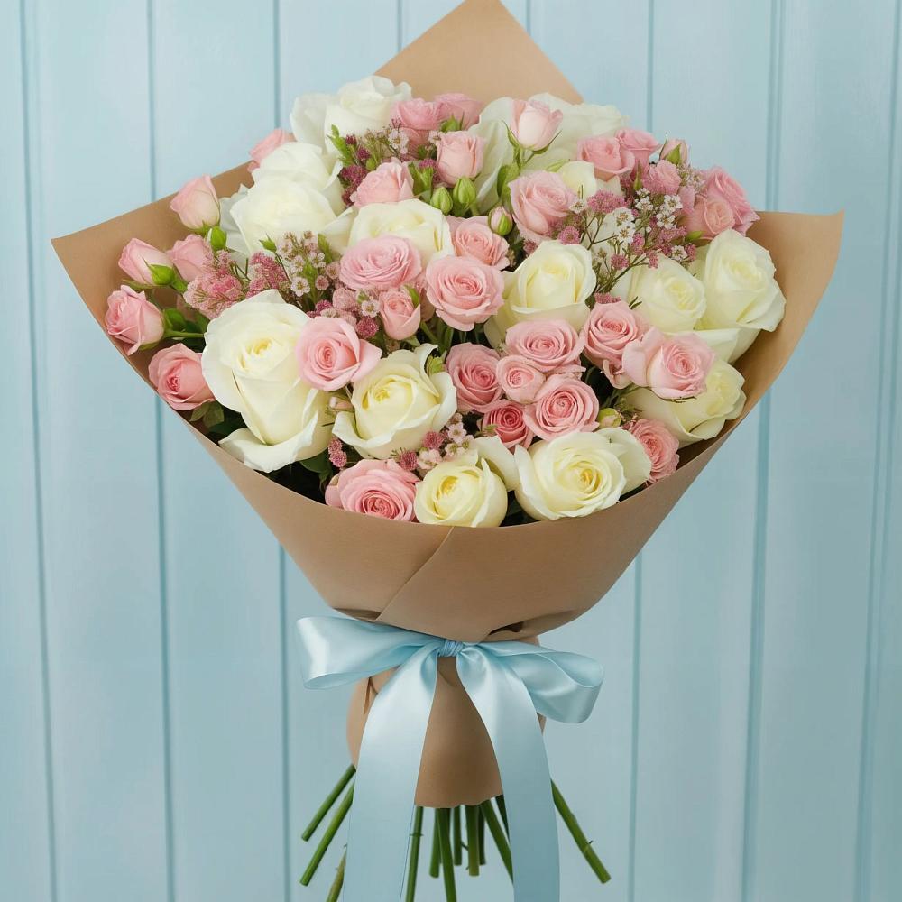 Букет цветов из: Розы в Юсьва