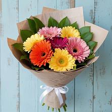 Букет цветов из:  Герберы #REPLACE_PRED# Юсьва