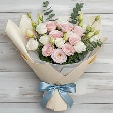 Букет цветов из:  Лизиантусы в Юсьва