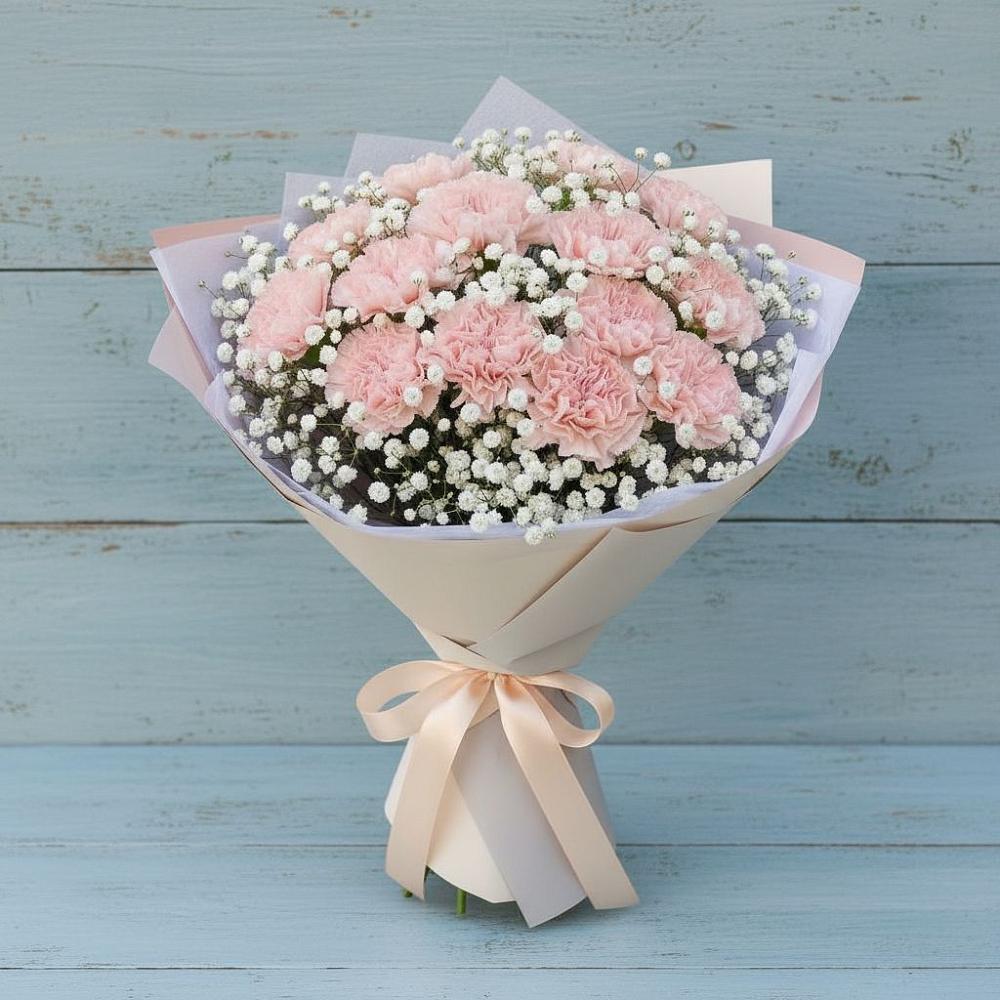 Букет цветов из: Гвоздики в Юсьва