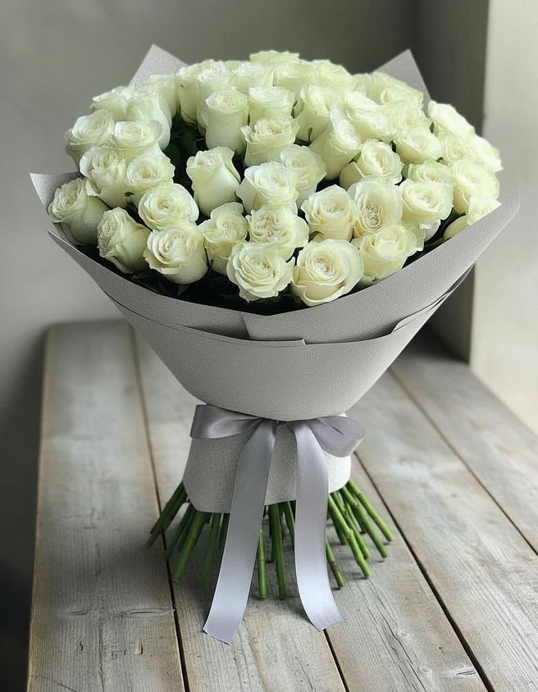 Букет 35 Белых роз в Юсьва