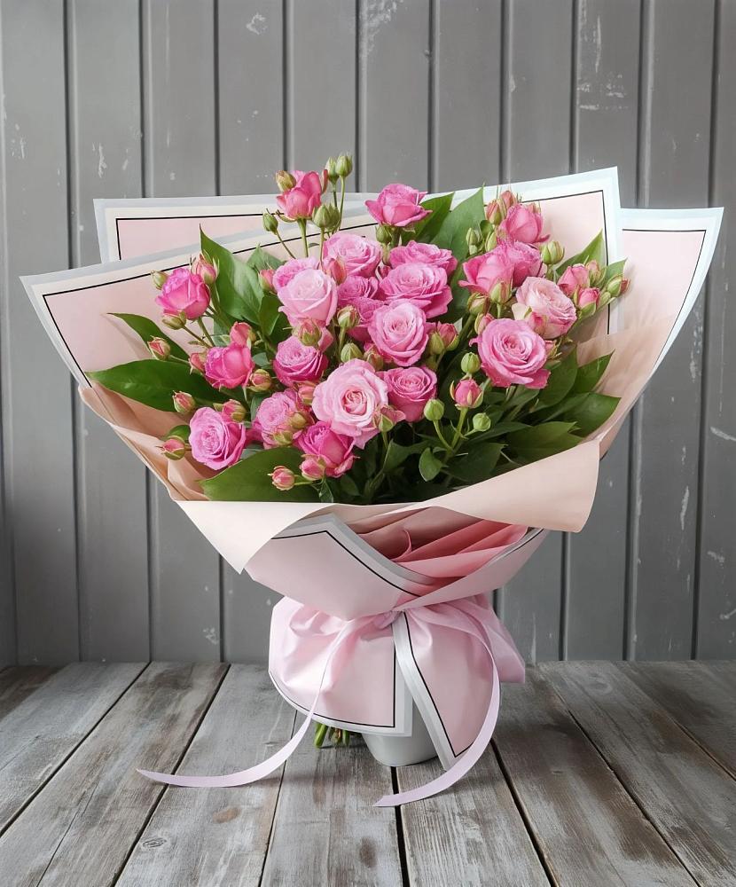 Букет Розовый кустик в Юсьва