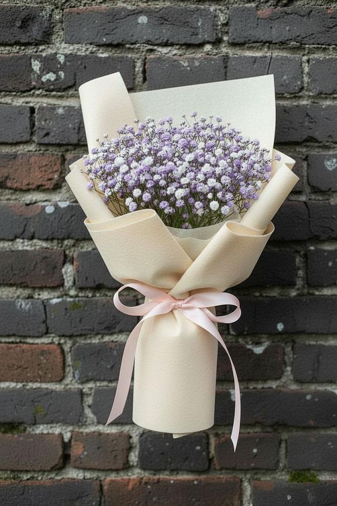 Букет цветов из: Гипсофила в Юсьва