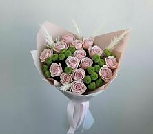 Букет цветов из:  Розы и Хризантемы в Юсьва