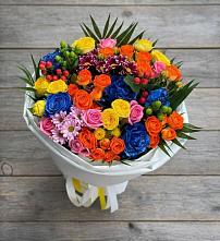Букет цветов из:  Розы и Хризантемы в Юсьва
