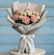 Букет цветов из:  Розы #REPLACE_PRED# Юсьва