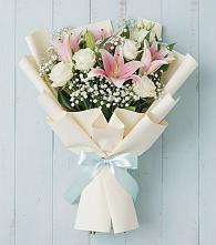 Букет цветов из:  Лилии в Юсьва