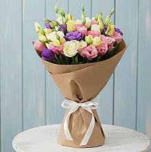 Букет цветов из:  Лизиантусы в Юсьва
